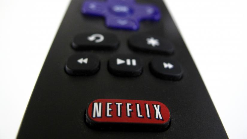 The Netflix logo is pictured on a television remote in this illustration photograph taken in Encinitas, California, U.S., January 18, 2017. REUTERS/File Photo