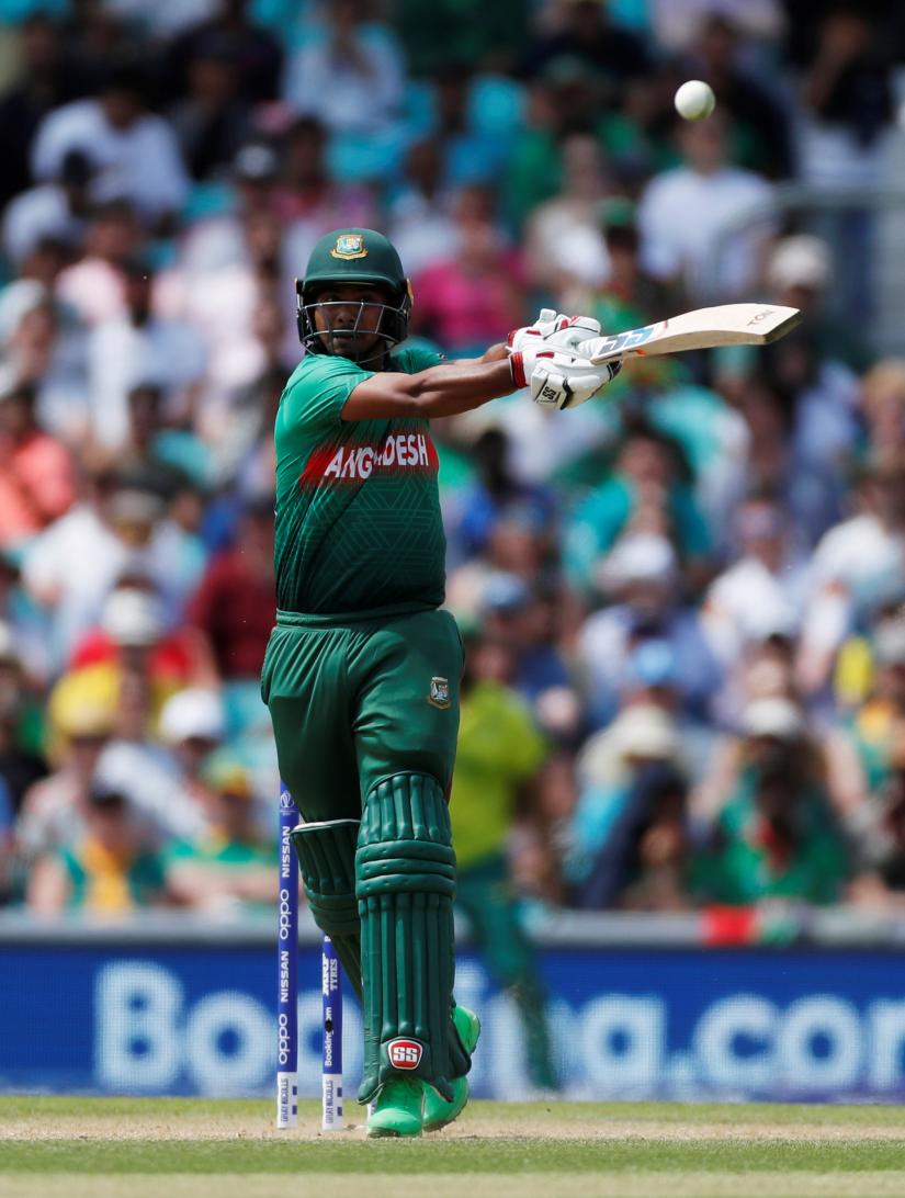 Cricket - ICC Cricket World Cup - South Africa v Bangladesh - Kia Oval, London, Britain - June 2, 2019   Bangladesh`s Mosaddek Hossain in action   Action Images via Reuters