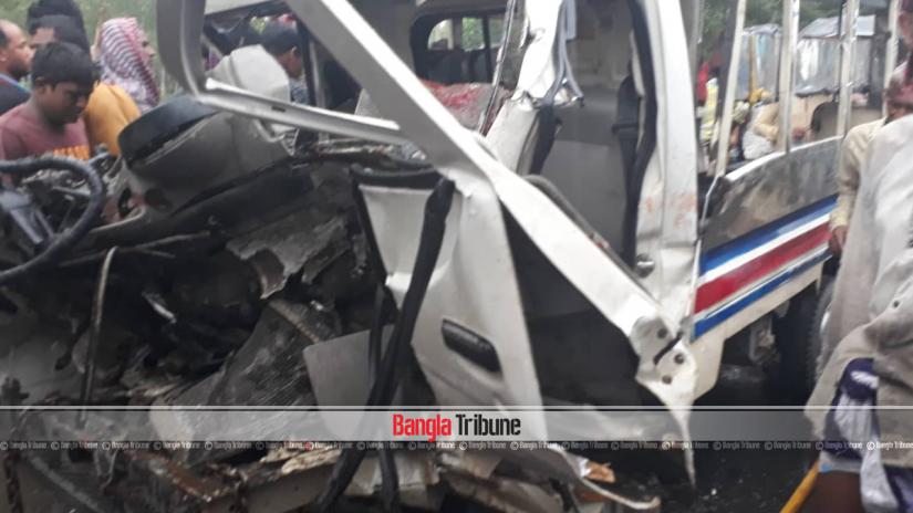 Sirajganj road accident on May 02, 2019 that killed 8 people.