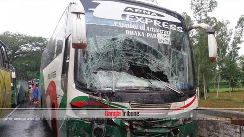 Sirajganj road accident that killed 8 person on the spot on May 02, 2019.