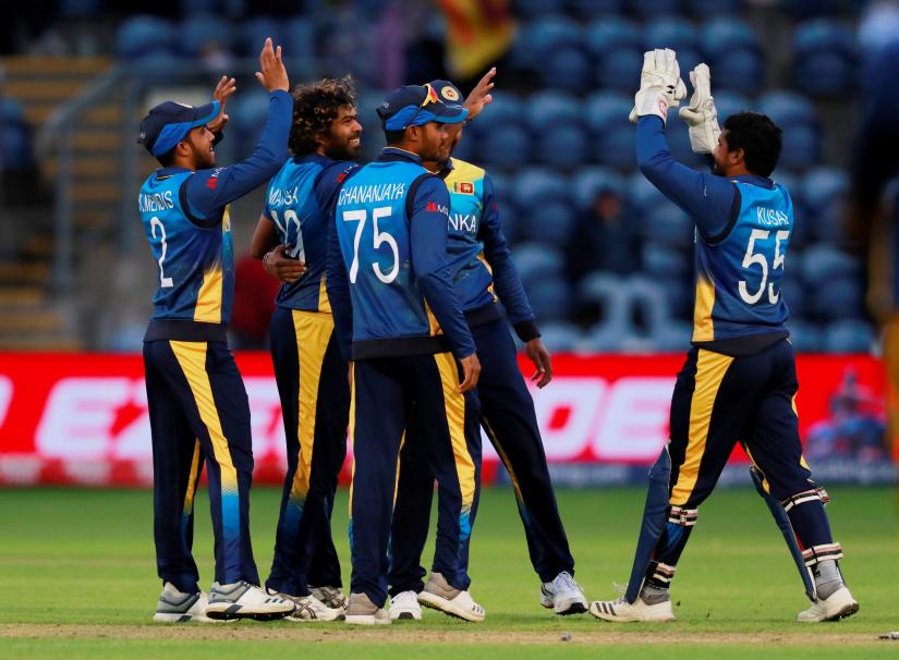 Sri Lanka`s Lasith Malinga celebrates bowling Afghanistan`s Dawlat Zadran at Cardiff Wales Stadium, Cardiff, Britain - June 4, 2019. Reuters