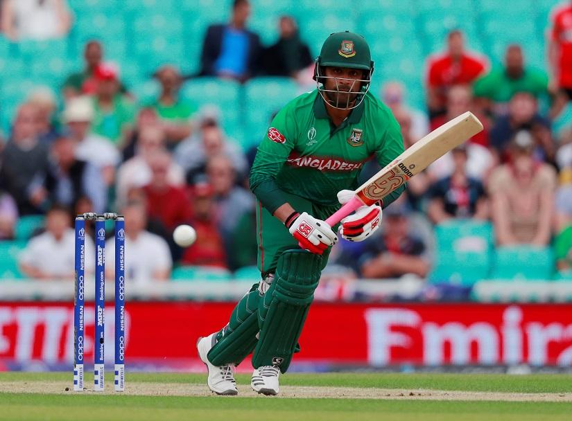 Bangladesh`s Tamim Iqbal played a shot against New Zealand at The Oval, London, Britain on Jun 5, 2019. Reuters