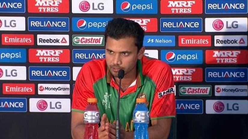 Mashrafe Mortaza hails Bangladesh spirit but admits batsman fell short.