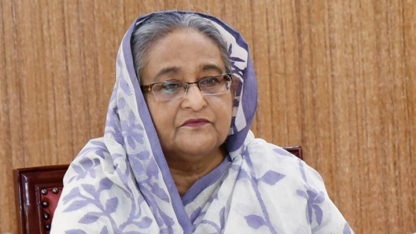 File photo shows Prime Minister Sheikh Hasina