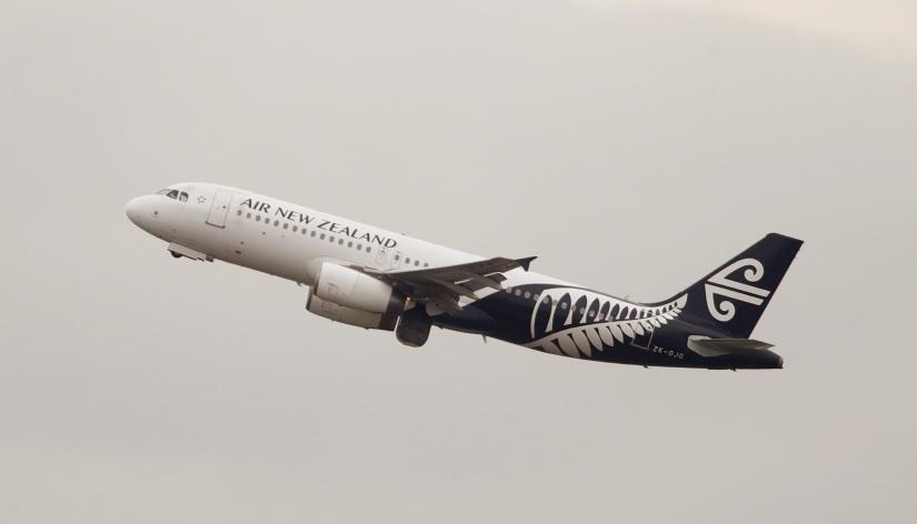An Air New Zealand Airbus A320-200 plane takes off from Kingsford Smith International Airport in Sydney, Australia, February 22, 2018. REUTERS