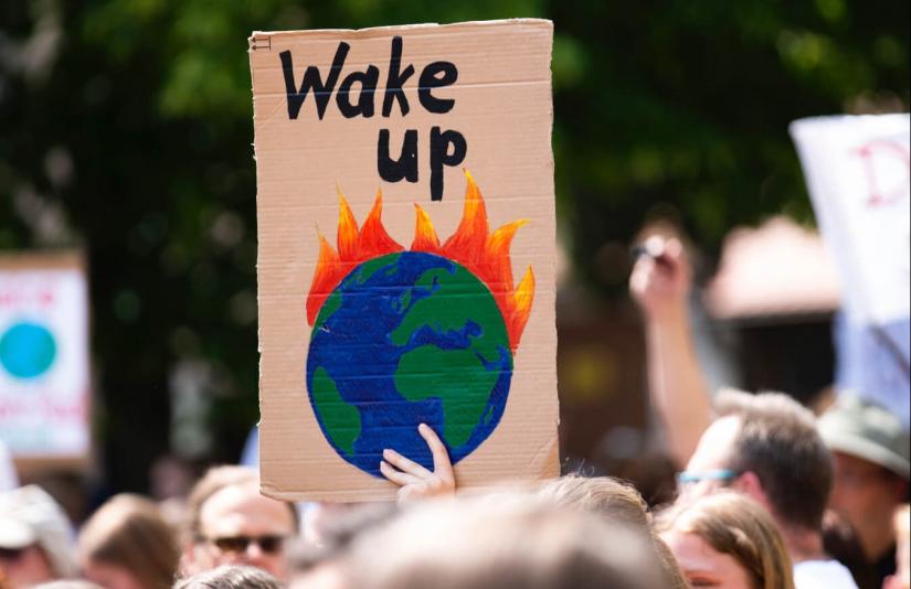 Impatience grows at this German climate protest. UNSPLASH/Markus Spiske