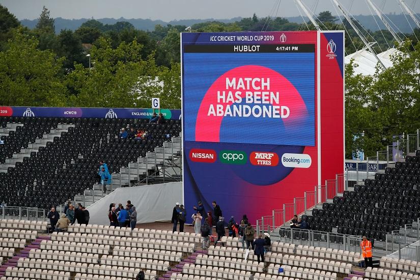 Cricket - ICC Cricket World Cup - South Africa v West Indies - The Ageas Bowl, Southampton, Britain - June 10, 2019 General view of the ICC Cricket World Cup trophy Action Images via Reuters