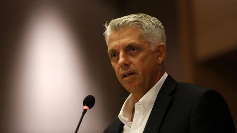 International Cricket Council (ICC) Chief Executive David Richardson speaks during a news conference in New Delhi, India, March 9, 2016. REUTERS/File Photo