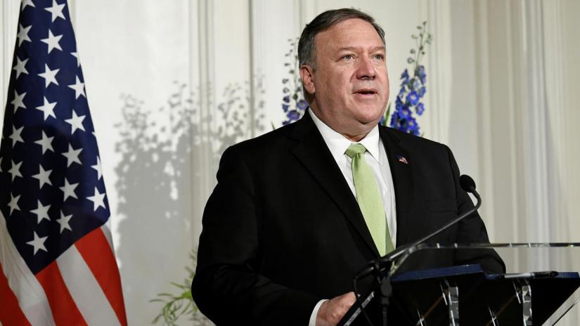 US Secretary of State Mike Pompeo speaks at a joint news conference in The Hague, Netherlands Jun 3, 2019. REUTERS/File Photo