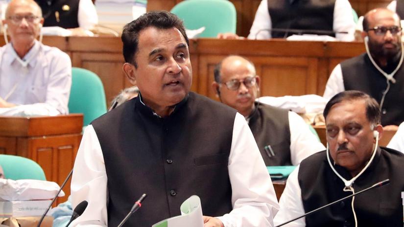 Finance Minister AHM Mustafa Kamal proposing the budget for 2019-20 fiscal year.