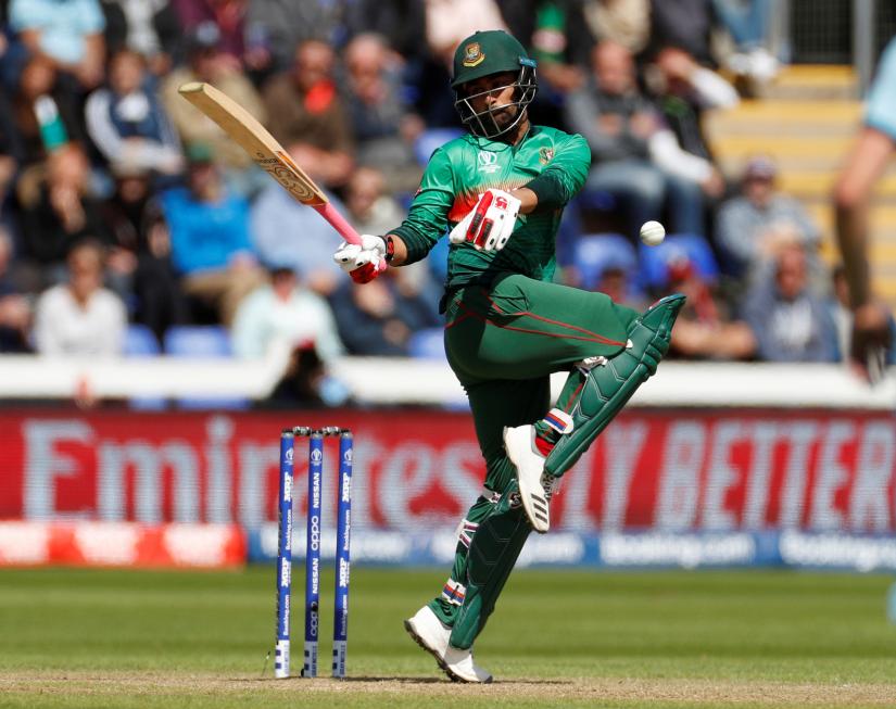 ICC Cricket World Cup - England v Bangladesh - Cardiff Wales Stadium, Cardiff, Britain - June 8, 2019 Bangladesh`s Tamim Iqbal in action Action Images via Reuters