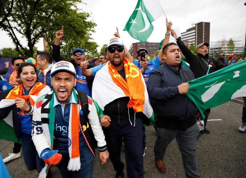 ICC Cricket World Cup - India v Pakistan - Emirates Old Trafford, Manchester, Britain - June 16, 2019 Fans before the match Action Images via Reuters
