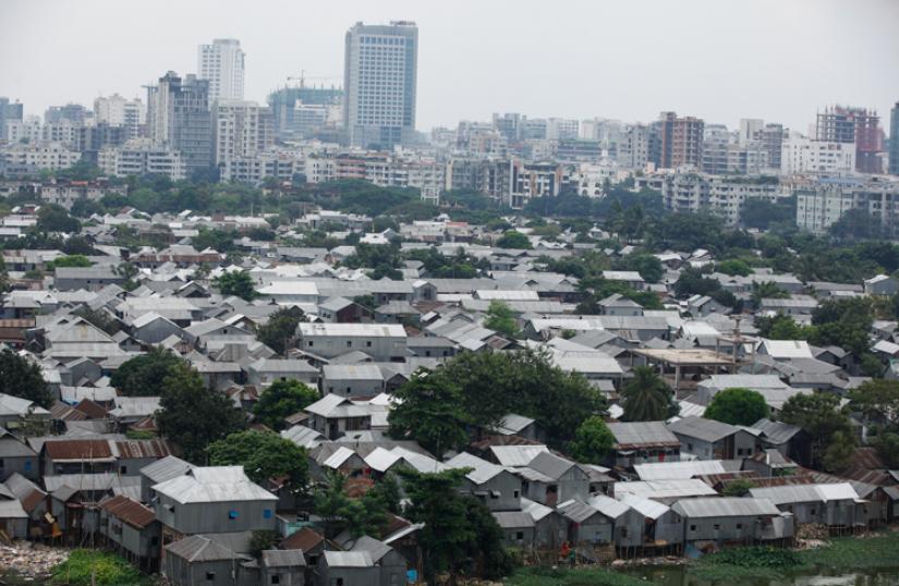 Korail, the largest slum in Dhaka, sitting on a 150-acre land belonging to Bangladesh Telecommunication Company Limited, has been home to several thousand poor people since 1956 PHOTO/Mahmud Hossain Opu