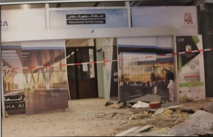 Damage of Saudi Arabia`s Abha airport is seen after it was attacked by Yemen`s Houthi group in Abha, Saudi Arabia June 12, 2019. Saudi Press Agency/Handout via REUTERS
