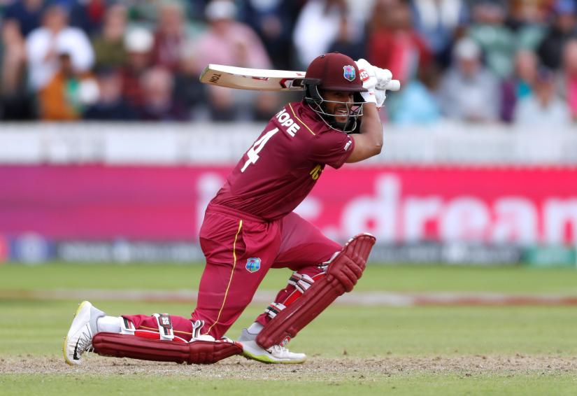 Cricket - ICC Cricket World Cup - West Indies v Bangladesh - The County Ground, Taunton, Britain - June 17, 2019 West Indies Shai Hope in action Action Images via Reuters