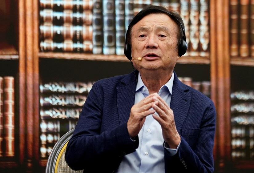 Huawei founder Ren Zhengfei attends a panel discussion at the company headquarters in Shenzhen, Guangdong province, China June 17, 2019. REUTERS