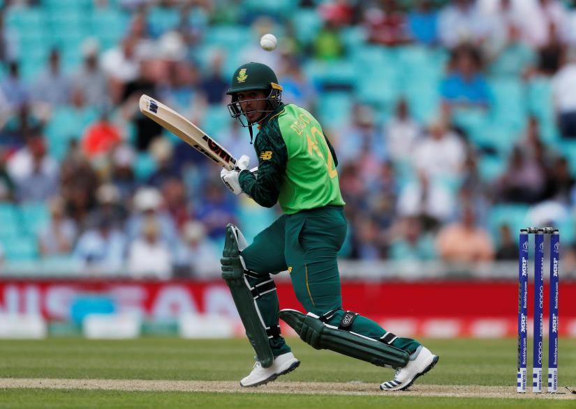 Cricket - ICC Cricket World Cup - South Africa v West Indies - The Ageas Bowl, Southampton, Britain - June 10, 2019 South Africa`s Quinton de Kock in action Action Images via Reuters