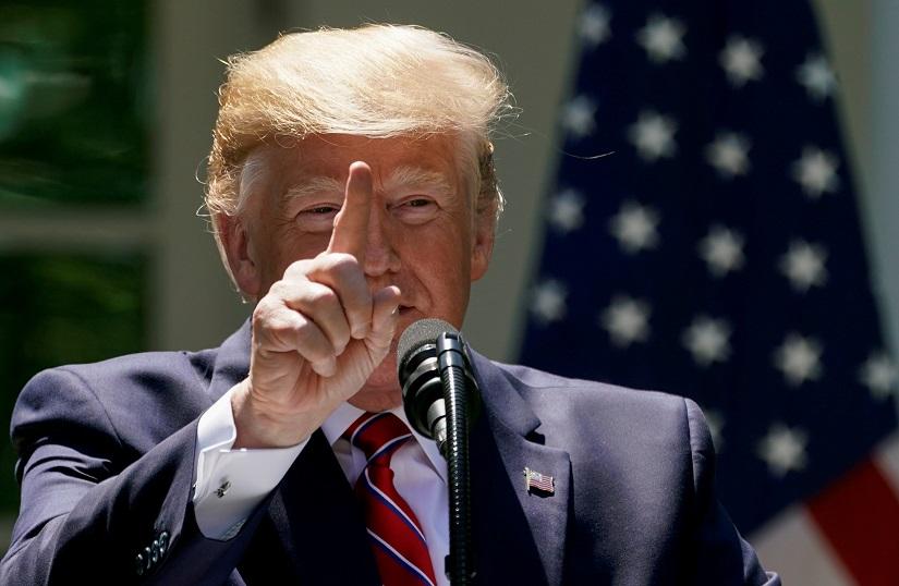 US President Donald Trump speaks during a joint news conference with Poland`s President Andrzej Duda in at the White House in Washington, US, June 12, 2019. REUTERS/File Photo