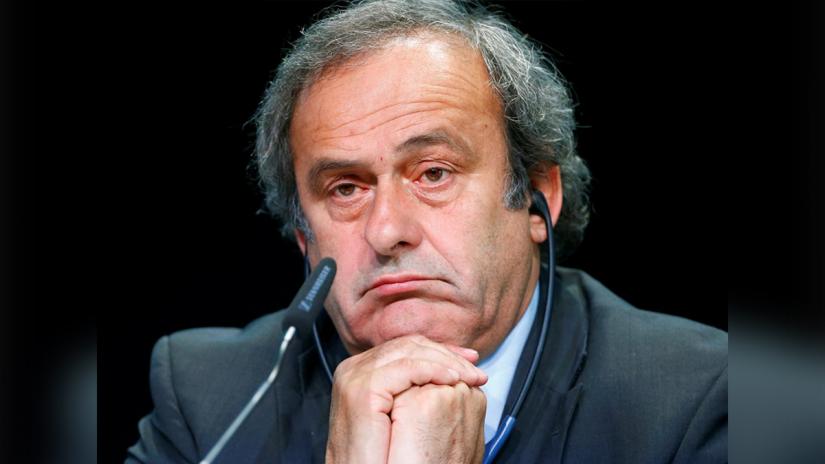 UEFA President Michel Platini addresses a news conference after a UEFA meeting in Zurich, Switzerland, May 28, 2015. REUTERS/File Photo