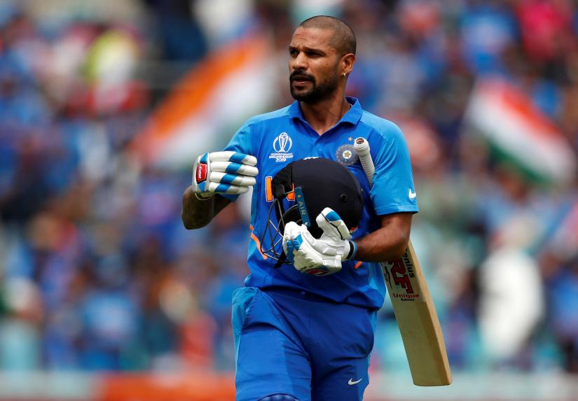 Cricket - ICC Cricket World Cup - India v Australia - The Oval, London, Britain - June 9, 2019 India`s Shikhar Dhawan reacts after losing his wicket Action Images via Reuters/File Photo