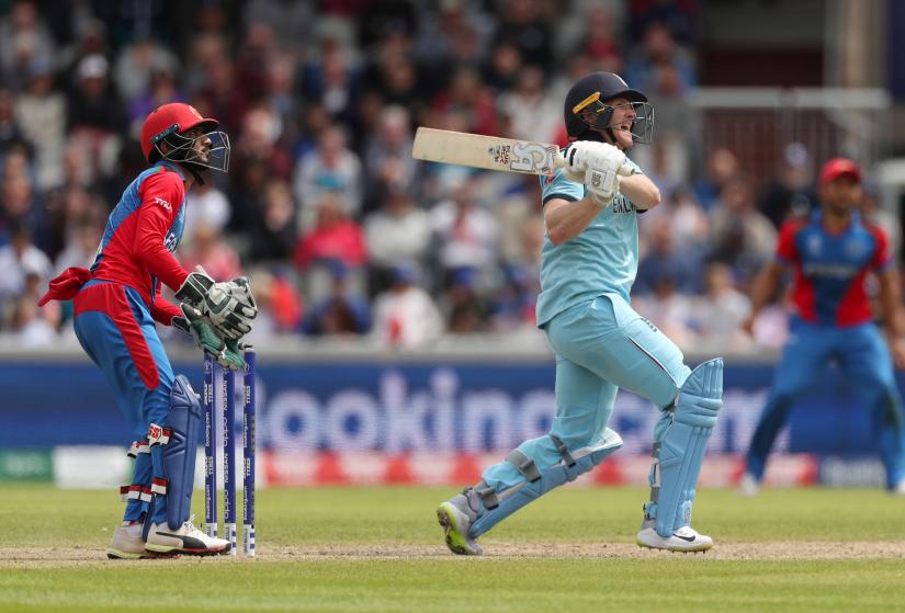 ICC Cricket World Cup - England v Afghanistan - Old Trafford, Manchester, Britain - June 18, 2019 England`s Eoin Morgan in action Action Images via Reuters