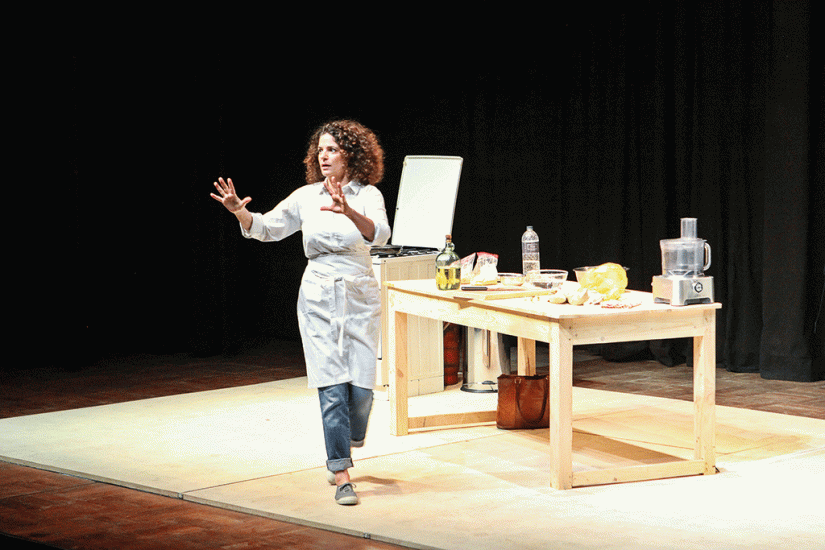 German-Syrian theatre artiste Corinne Jaber`s `Oh My Sweet Land,` which is the official entry of France in the festival, will be staged on Friday evening. Photo: Collected