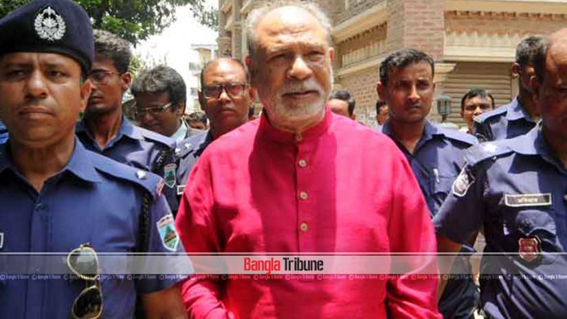 Police escort Latif Siddique to jail from the Bogra court premises on Thursday, June 20, 2019.