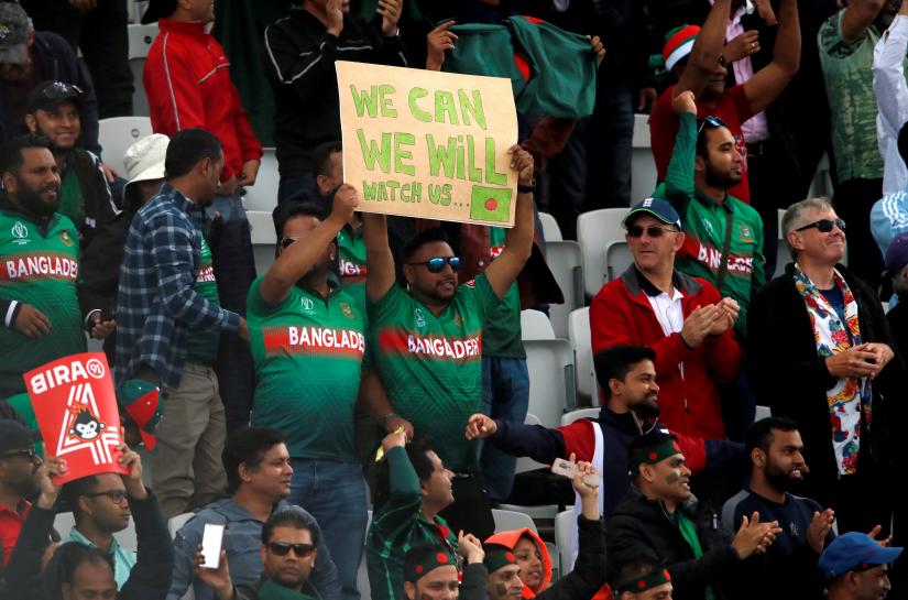 ICC Cricket World Cup - Australia v Bangladesh - Trent Bridge, Nottingham, Britain - June 20, 2019 Bangladesh fans Action Images via Reuters