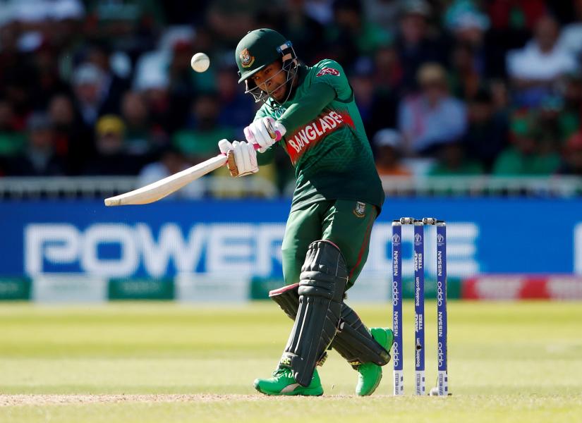ICC Cricket World Cup - Australia v Bangladesh - Trent Bridge, Nottingham, Britain - June 20, 2019 Bangladesh`s Mushfiqur Rahim hits a boundary Action Images via Reuters