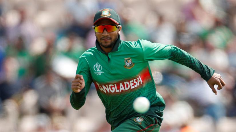 Bangladesh`s Shakib Al Hasan in action  - ICC Cricket World Cup - Bangladesh v Afghanistan - The Ageas Bowl, Southampton, Britain - June 24, 2019. Reuters/File Photo