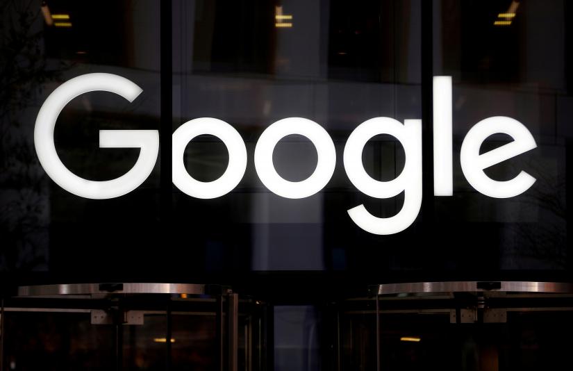 The Google logo is pictured at the entrance to the Google offices in London, Britain January 18, 2019. REUTERS/File Photo