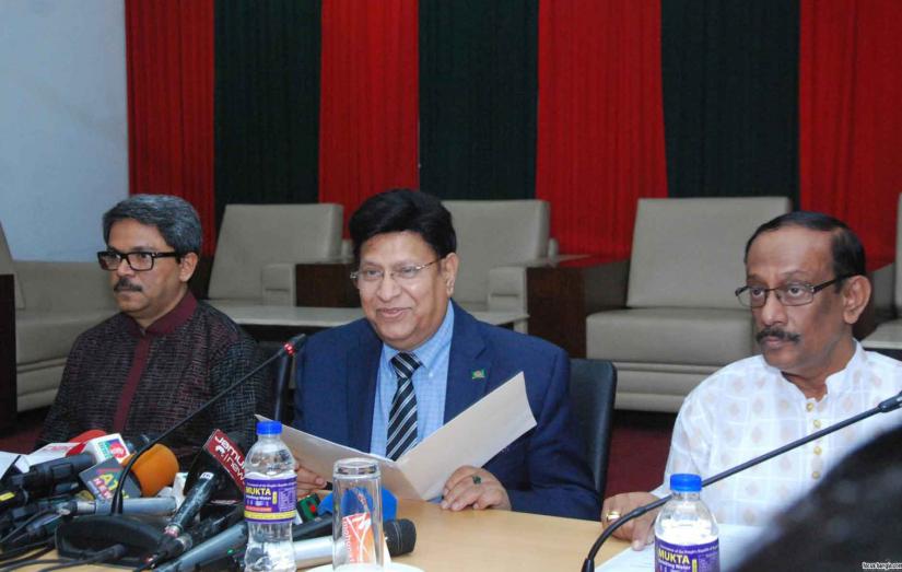 Foreign Minister Dr AK Abdul Momen addresses a press conference at the Foreign Ministry on Friday, June 28, 2019 FOCUS BANGLA/File Photo