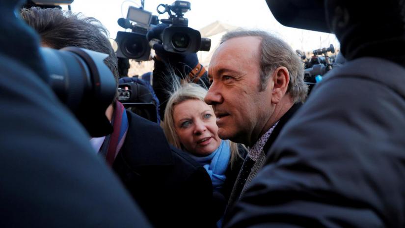 Actor Kevin Spacey arrives to face a sexual assault charge at Nantucket District Court in Nantucket, Massachusetts, US, Jan 7, 2019. REUTERS/ File Photo