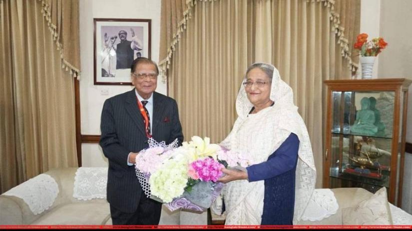 Weeks before the 11th national election, Chowdhury, who serving as a vice-chairman of the BNP, meet Hasina on Dec 19 at her Ganabhaban residence and joined the Awami League. FILE PHOTO