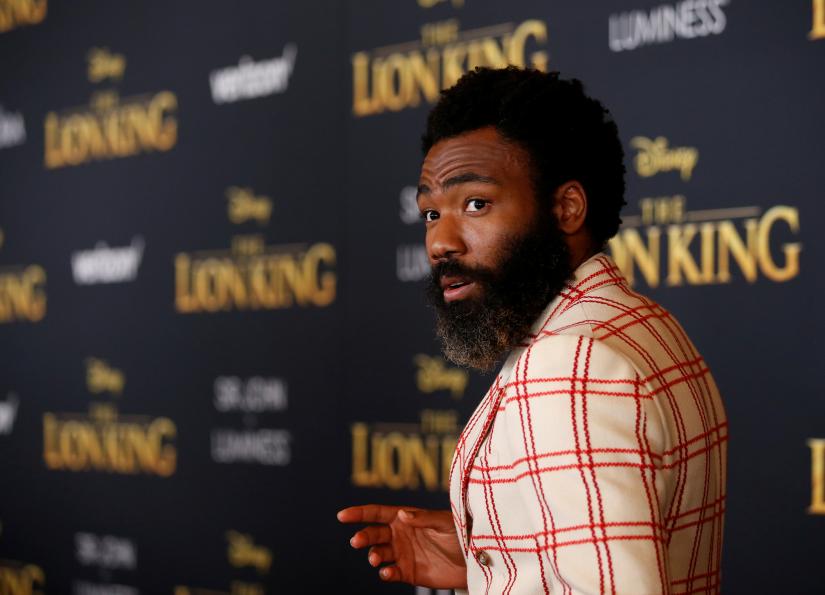 Cast member Donald Glover poses during the World Premiere of `The Lion King` in Los Angeles, California, U.S., July 9, 2019. REUTERS