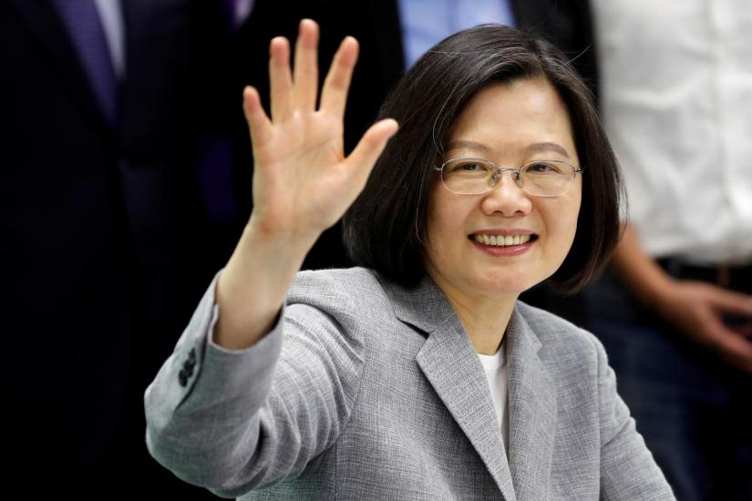 Taiwan President Tsai Ing-wen attends a ceremony to sign up for Democratic Progressive Party`s 2020 presidential candidate nomination in Taipei, Taiwan March 21, 2019. REUTERS/File Photo
