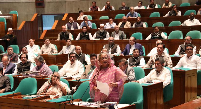 Leader of the House and Prime Minister Sheikh Hasina addressing the parliament, Jul 11, 2019. FOCUS BANGLA