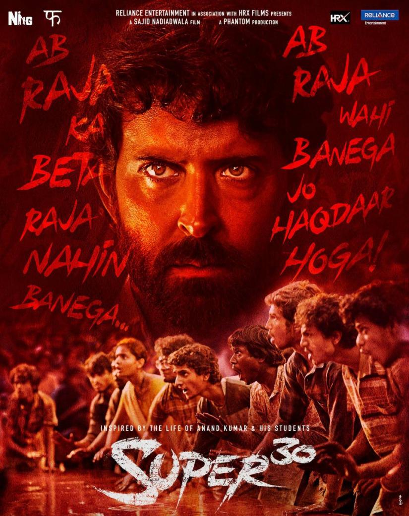 Hrithik Roshan’s new film “Super 30”, which has the Bollywood Greek God trying to do a deglam turn, had a decent start on its opening day, minting over Rs 110 million