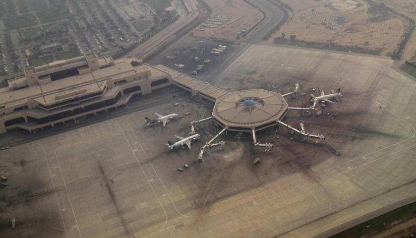 An arial view of the airplane hub at the airport in Karachi, Pakistan Feb 3, 2017. REUTERS/File Photo