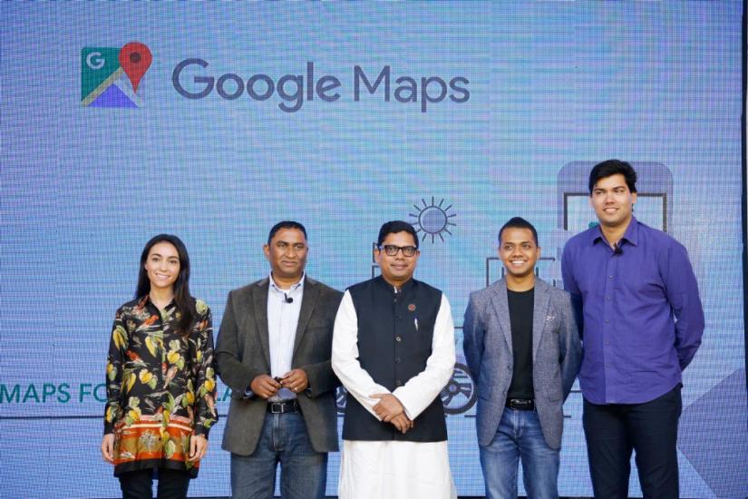 State Minister for ICT Division Zunaid Ahmed Palak attends a launching event of Google Maps` new Bangla features, at a Dhaka hotel on Tuesday (Jul 16). Courtesy