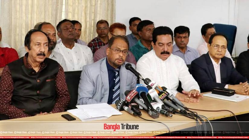 Jatiya Party (JaPa) chief GM Quader was addressing the media call at the party`s Banani offices on Thursday (Jul 18).