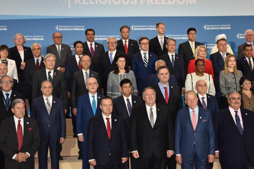 Bangladesh foreign minister Dr AK Abdul Momen at the second Ministerial to Advance Religious Freedom organised and hosted by the US State Department on Jul 18, 2019.