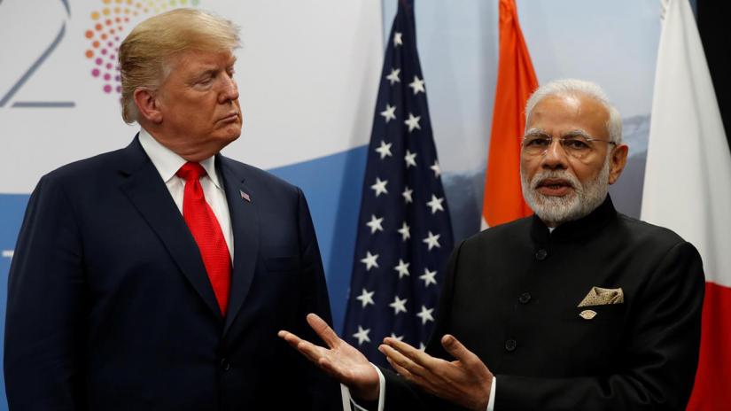 US President Donald Trump meets Indian Prime Minister Narendra Modi during the G20 leaders summit in Buenos Aires, Argentina Nov 30, 2018. REUTERS/File Photo