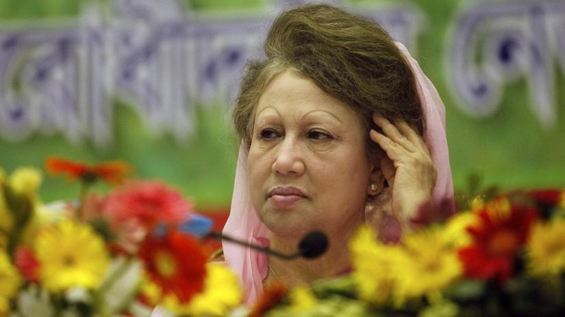 Bangladesh Nationalist Party (BNP) Chairperson Begum Khaleda Zia attends a rally in Dhaka October 20, 2013. REUTERS FILE PHOTO