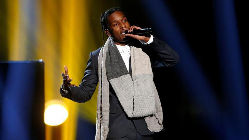 A$AP Rocky performs `I`m Not the Only One` with Sam Smith (not pictured) during the 42nd American Music Awards in Los Angeles, California Nov 23, 2014. REUTERS/File Photo