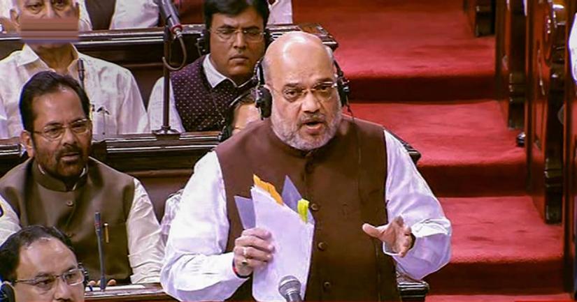 Indian Home Minister Amit Shah announced the proposal in Rajya Sabha on Aug 5, 2019.