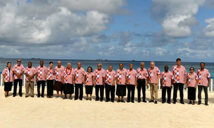 Leaders at the Pacific Islands Forum