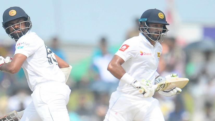 Chasing 268 to go 1-0 up in the two-test series, Karunaratne`s 161-run opening stand with Lahiru Thirimanne (64) set the tone for a successful chase at the Galle International Stadium.