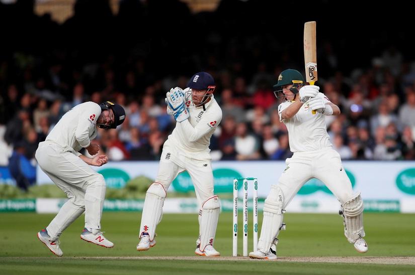 Cricket - Ashes 2019 - Second Test - England v Australia - Lord`s Cricket Ground, London, Britain - August 18, 2019 Australia`s Marnus Labuschagne in action Action Images via Reuters