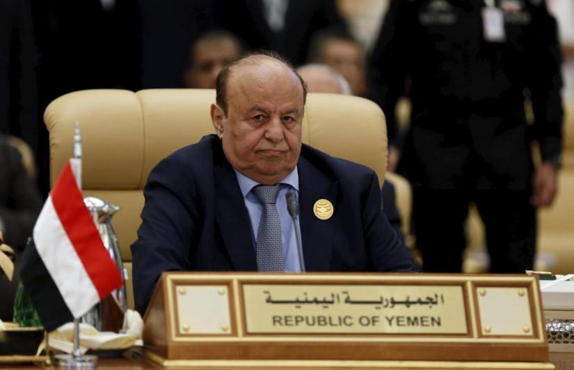 Yemen`s President Abd-Rabbu Mansour Hadi attends the final session of the South American-Arab Countries summit, in Riyadh November 11, 2015. REUTERS